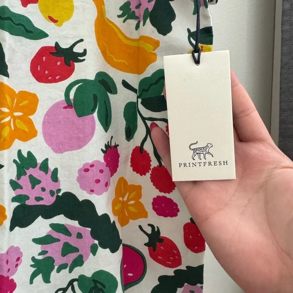 Printfresh Organic Cotton Short Sleep Set - Colorful Fruit Smoothie - Picture 10 of 13